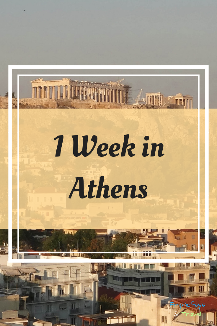 1 week in Athens Pinterest Graphic