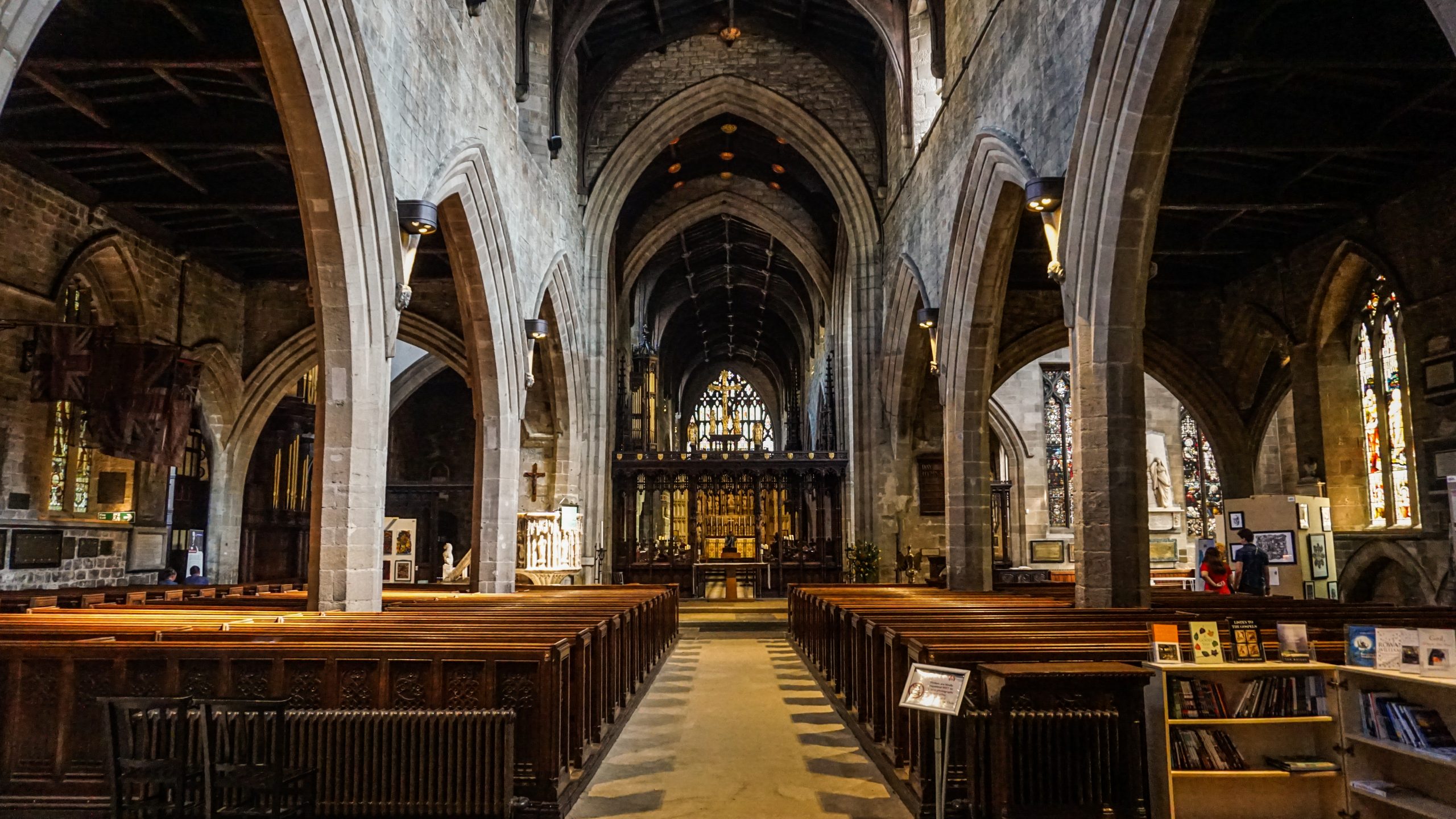 Inside the Newcastle Cathedral