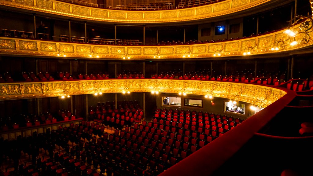 The main hall of the Latvian National Opera