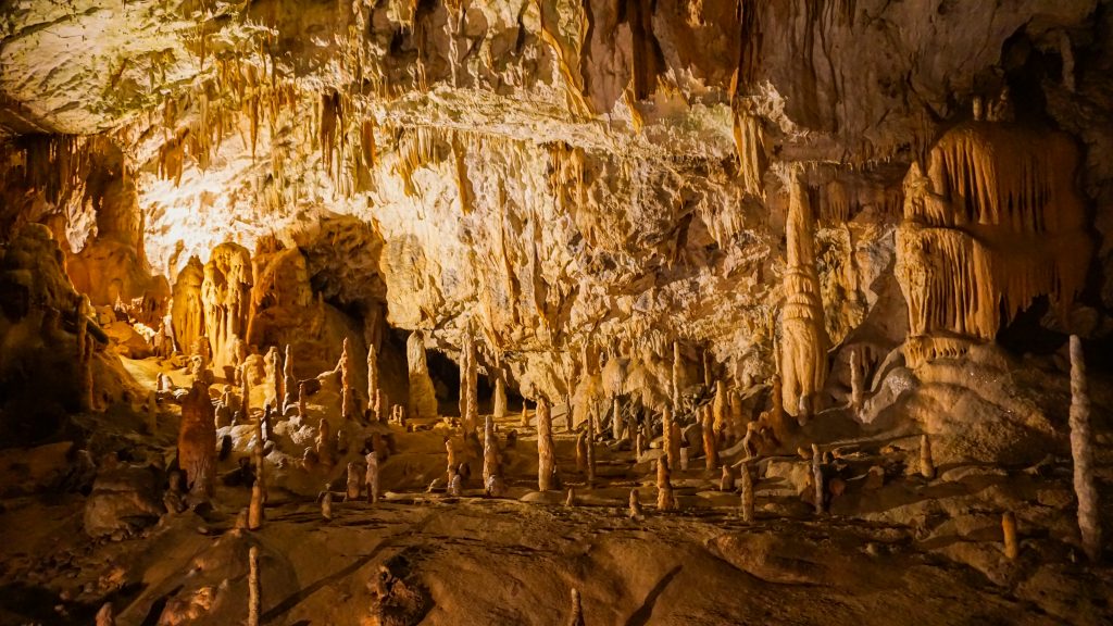 Interior of the Postojna Cave