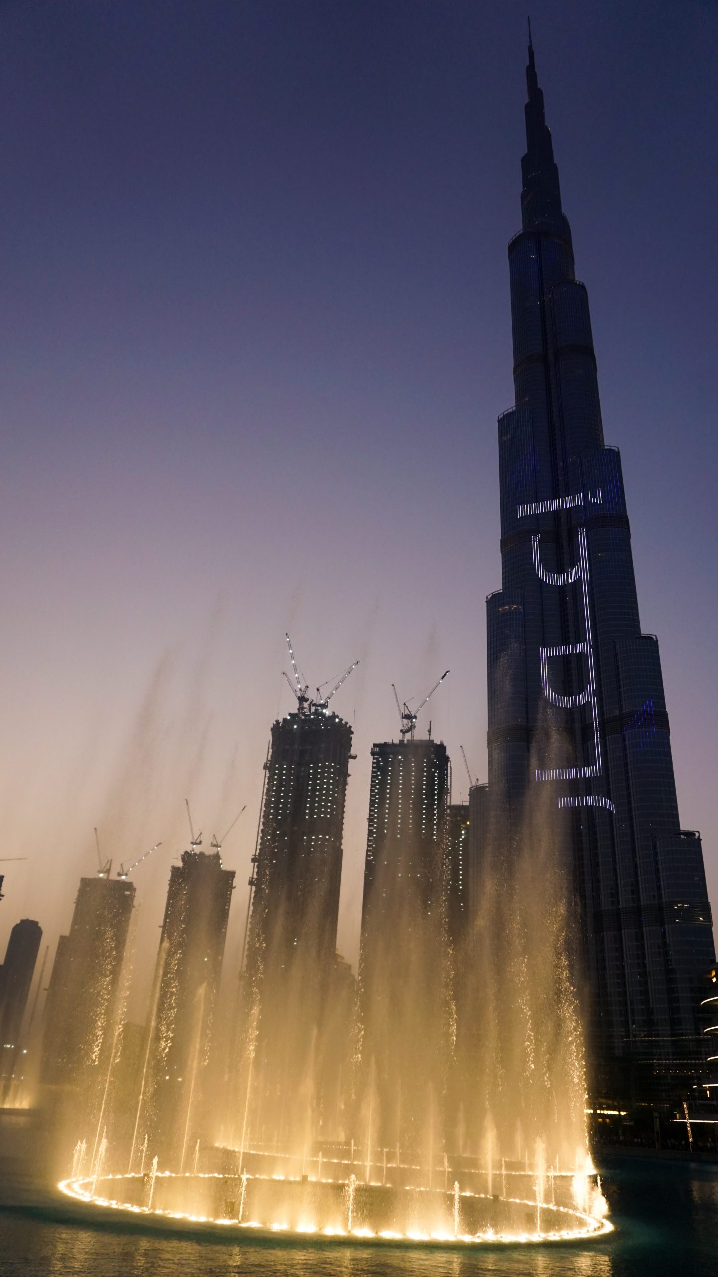 Burj Khalifa and the Dubai Fountain