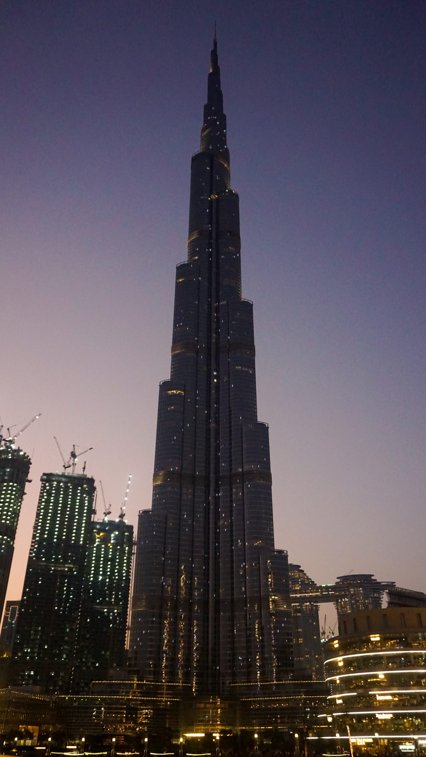 Burj Khalifa at night time