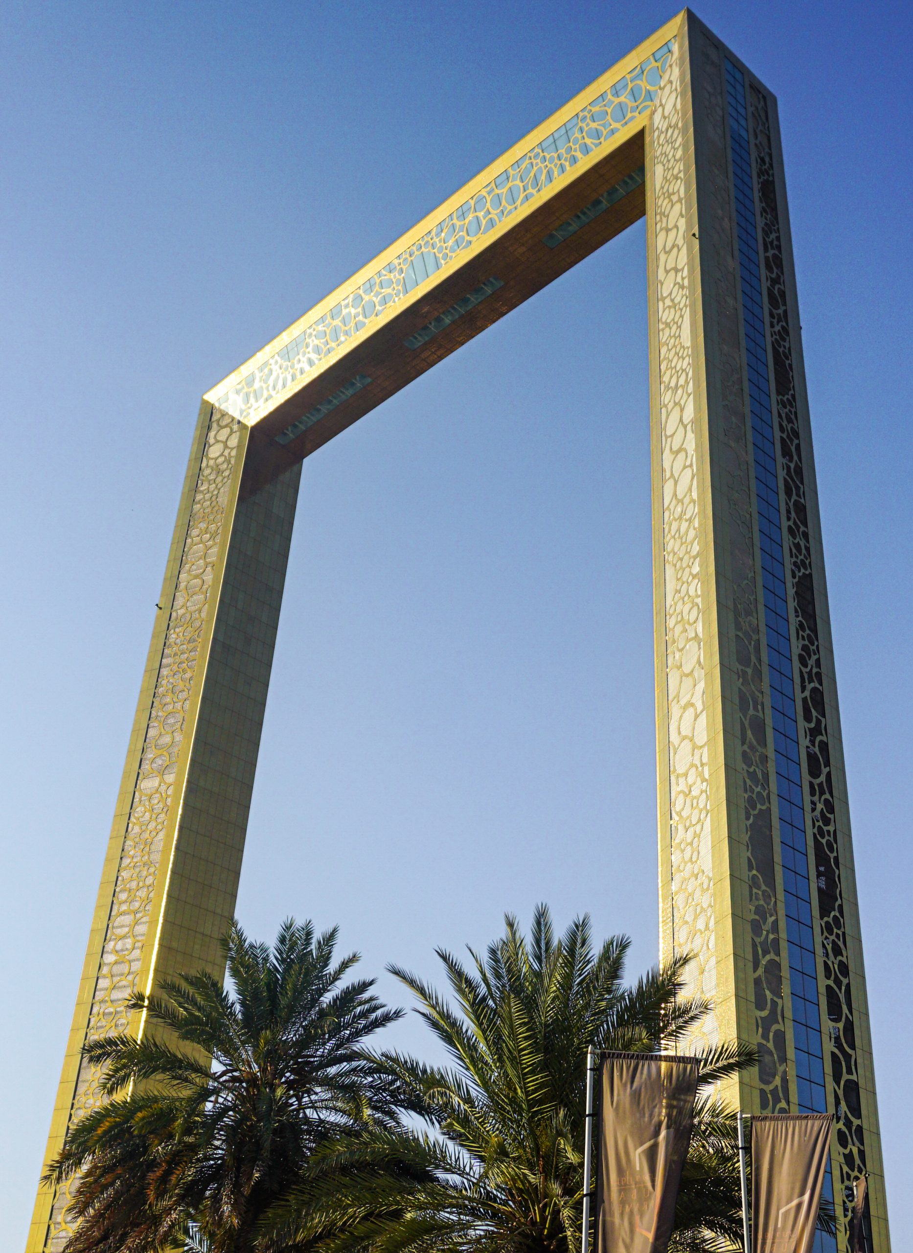 View of Dubai Frame from Dubai Itinerary Day 1