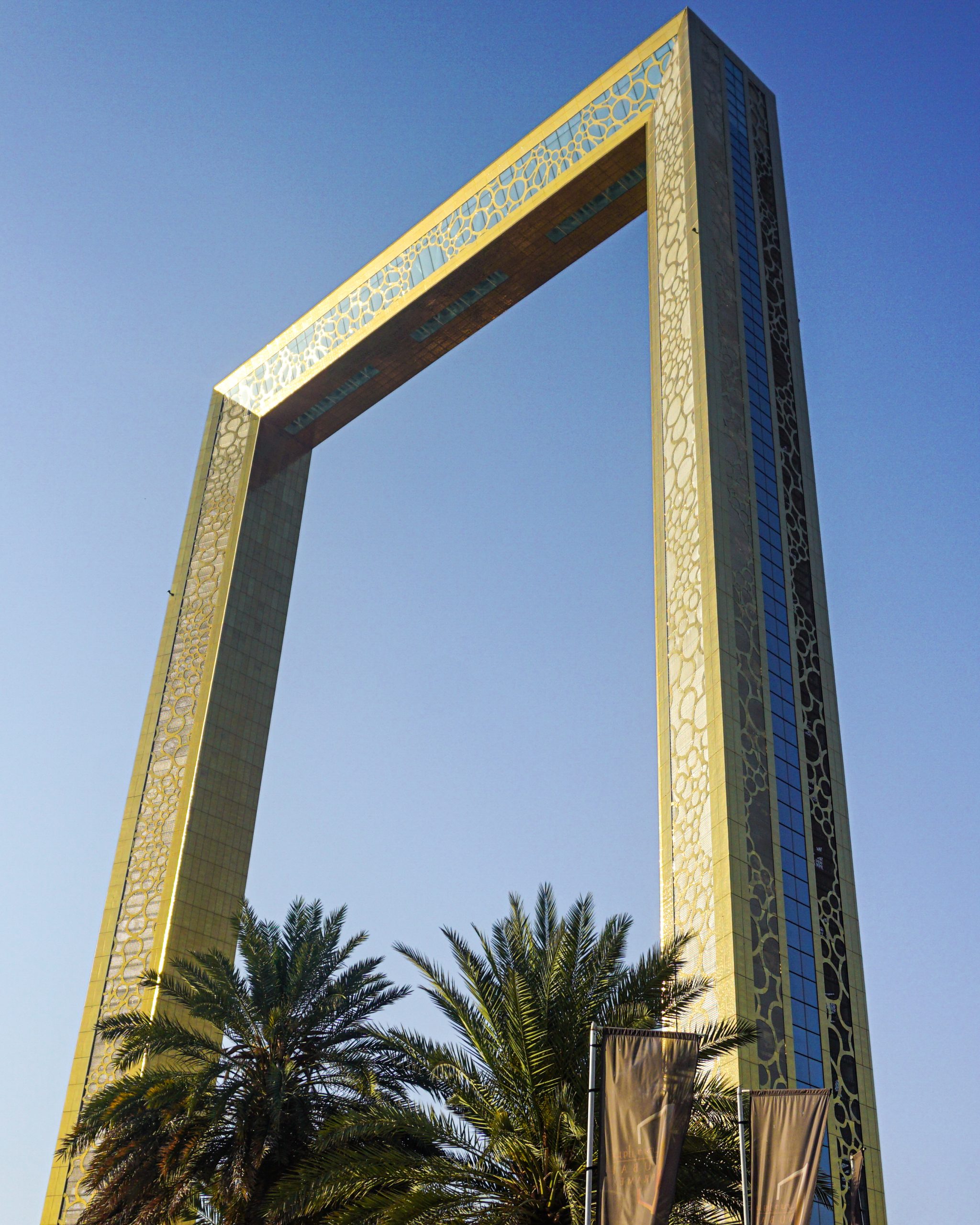 View of Dubai Frame from Dubai Itinerary Day 1