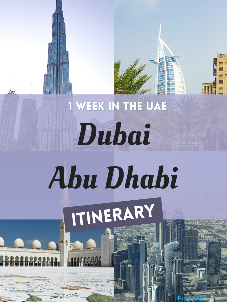 Read more about the article An itinerary for Dubai and Abu Dhabi