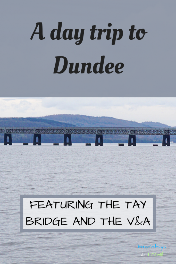 Pinterest Graphic for a day trip to Dundee in Scotland