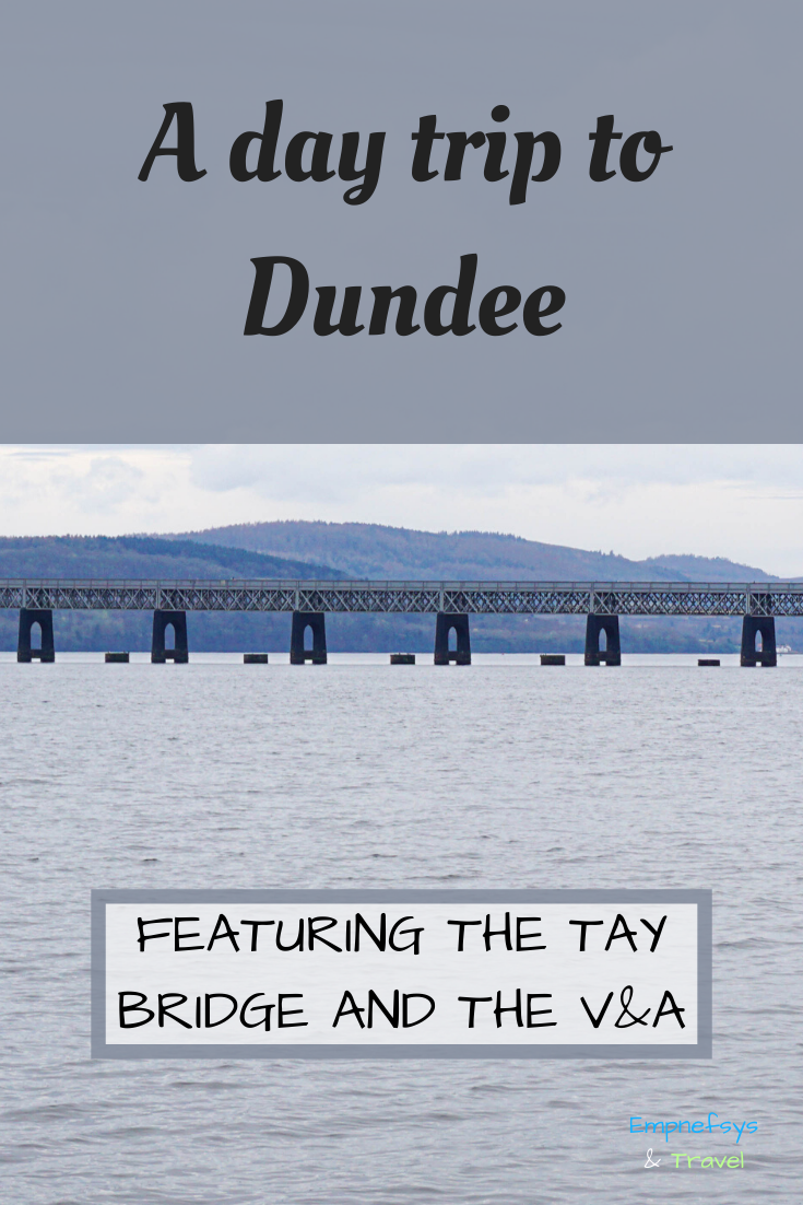 Pinterest Graphic for a day trip to Dundee in Scotland