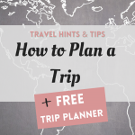 How to Plan a Trip Pinterest Graphic