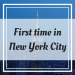 Pinterest Graphic for First Time in New York City