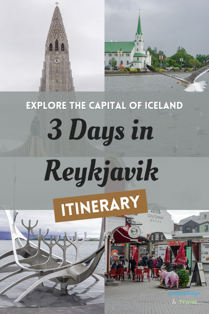 Pinterest Graphic for 3 Days in Reykjavik Itinerary
