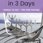 Pinterest Graphic for 3 Days in Reykjavik Itinerary