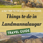 Pinterest Graphics or Visiting Landmannalaugar for a Day: Things to Do and Travel Tips