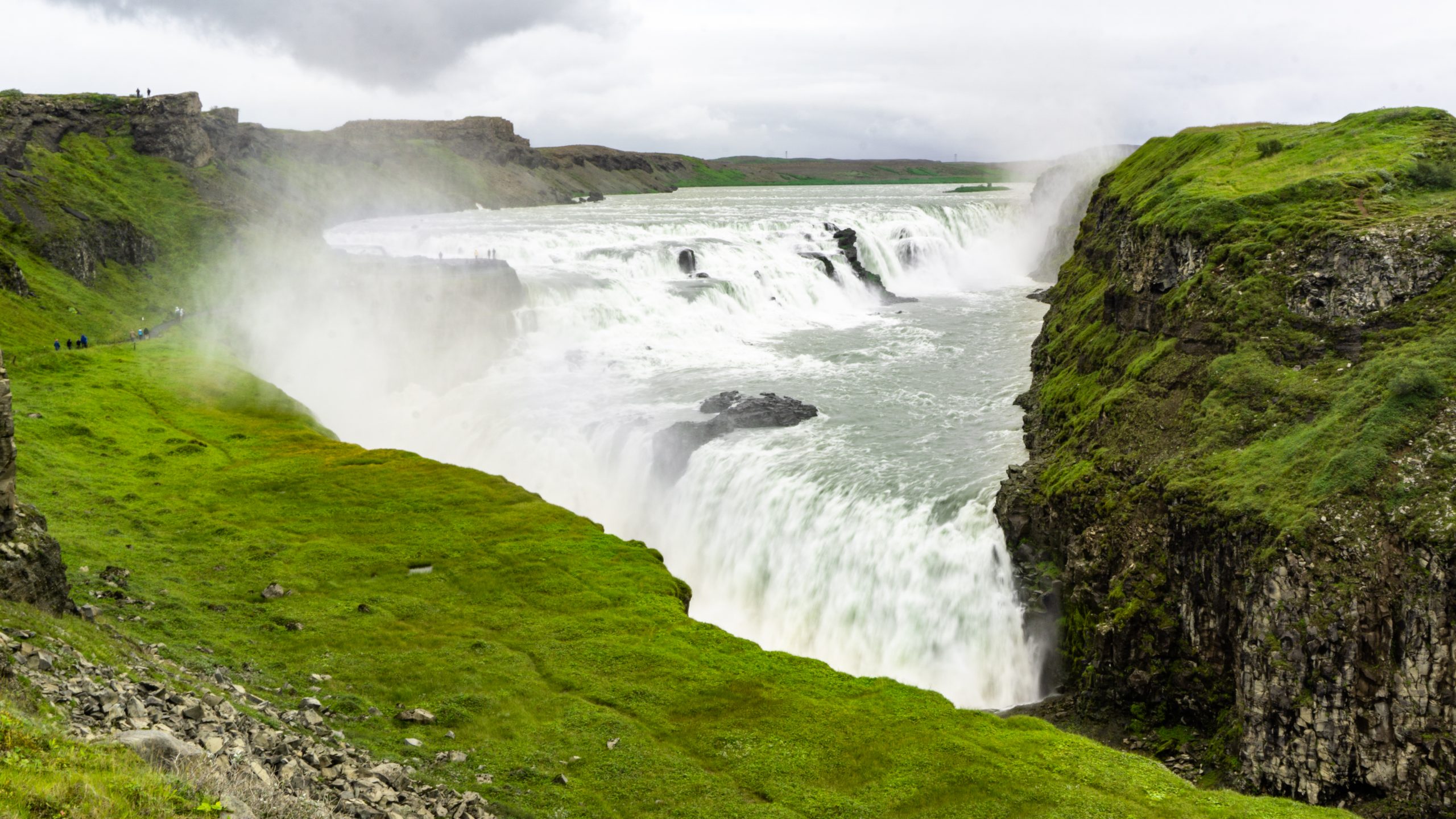 Gulfoss waterfall in Iceland's Golden Circle