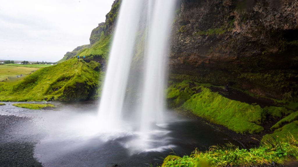 Once of the waterfalls included in the road trip to Iceland itinerary